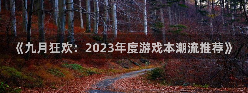 新宝GG酒庄：《九月狂欢：2023年度游戏本潮流推荐》