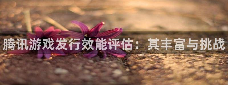 新宝GG官网登录注册不了账号：腾讯游戏发行效能评估：其丰富与挑战