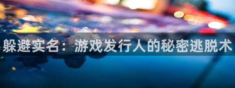 新宝GG子代表什么意思：躲避实名：游戏发行人的秘密逃脱术