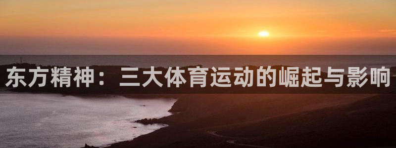vsport体育：东方精神：三大体育运动的崛起与影响