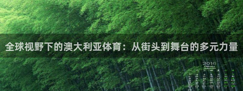 vsport体育：全球视野下的澳大利亚体育：从街头到舞台的多元力量